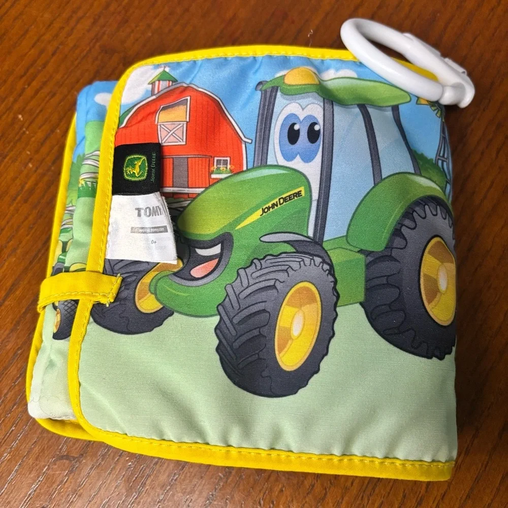 John Deere Baby Book and Rattles Bundle- 4‎ pieces
